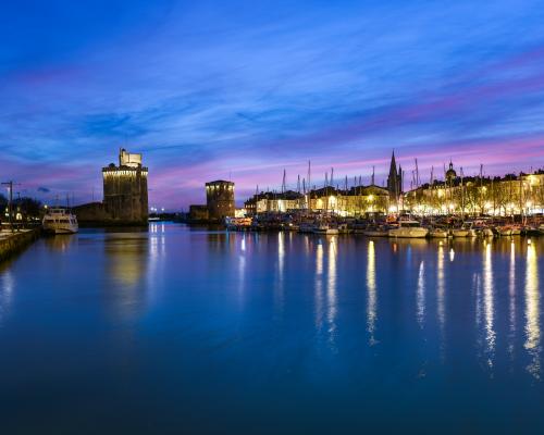 La Rochelle by night