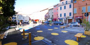 A former parking lot in Reggio Emilia