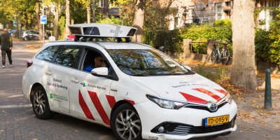 Scan car in Rotterdam