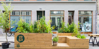 Parklet in Copenhagen (source: Bruzz, 2020)